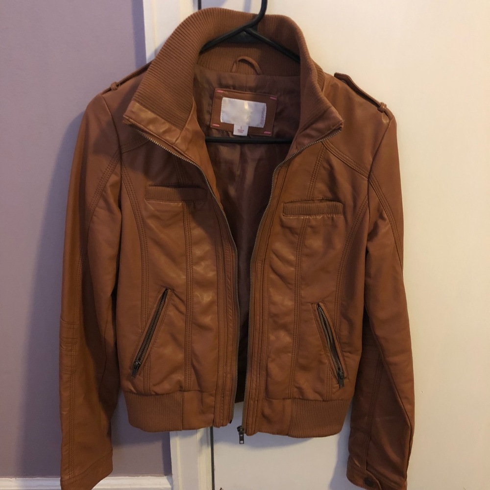 Vintage faux-leather jacket